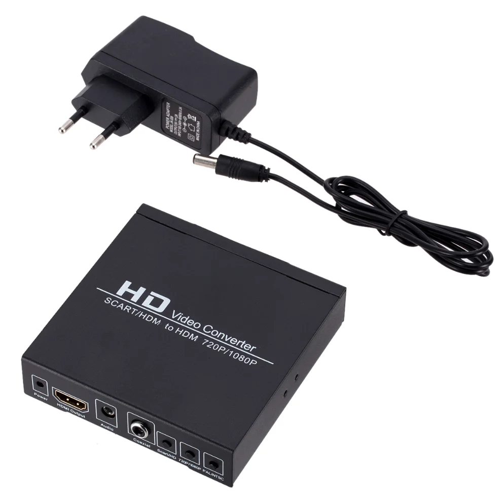 Scart To Hdmi - SCART to HDMI対応ビデオアダプターコンバーター HDビデオコンバーター HDTV用 Sky