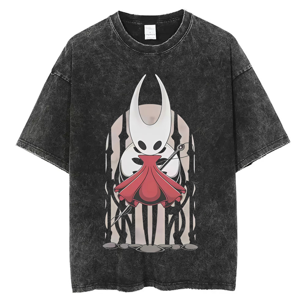 ウォッシュドヴィンテージゲームホロウナイトポケットグラフィッ - Retro Gaming T Shirt のレビューと価格