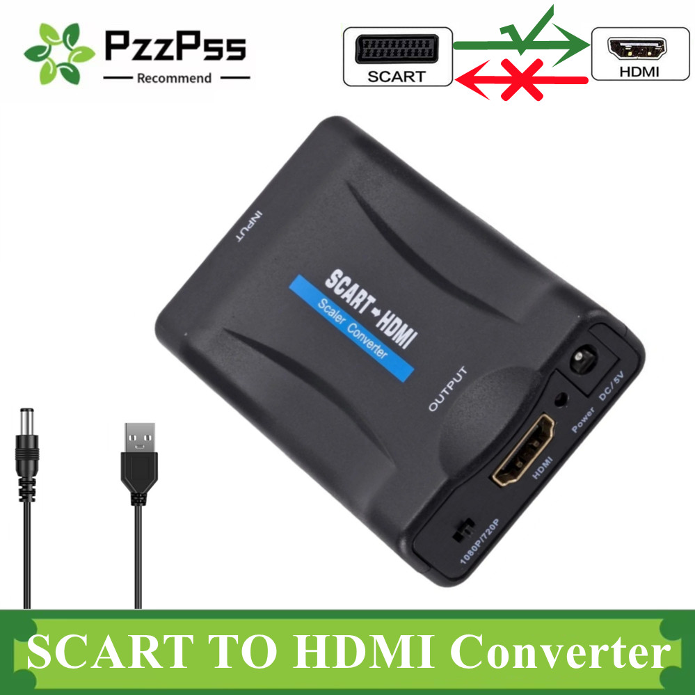 1080P SCART to HDMI変換アダプター、HD  - Scart To Hdmi のレビューと価格