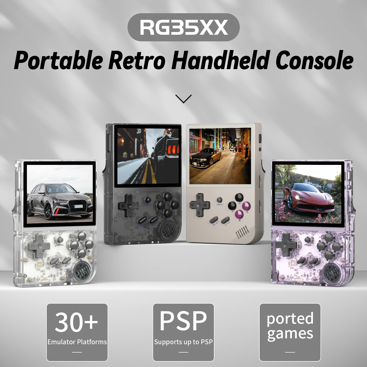 RG35XX ハンドヘルドゲーム機、Linuxシステム搭載、 - Retro Gaming Kiosk のレビューと価格