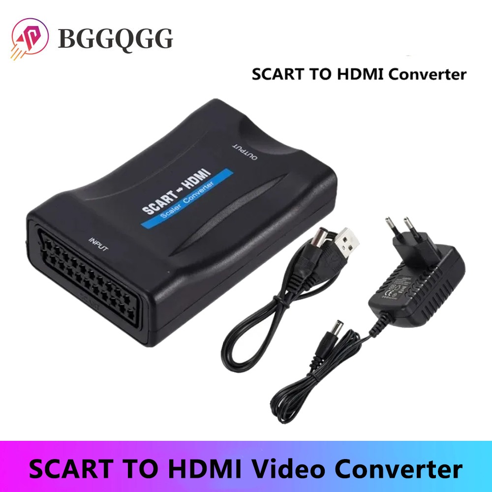 BGGQGG-SCARTからhdmi互換のビデオオーディオ高 - Scart To Hdmi のレビューと価格