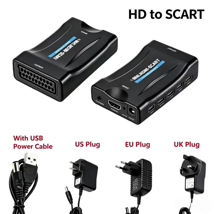 1080P HDMI対応 Scartスケーラーコンバーター  - Scart To Hdmi のレビューと価格